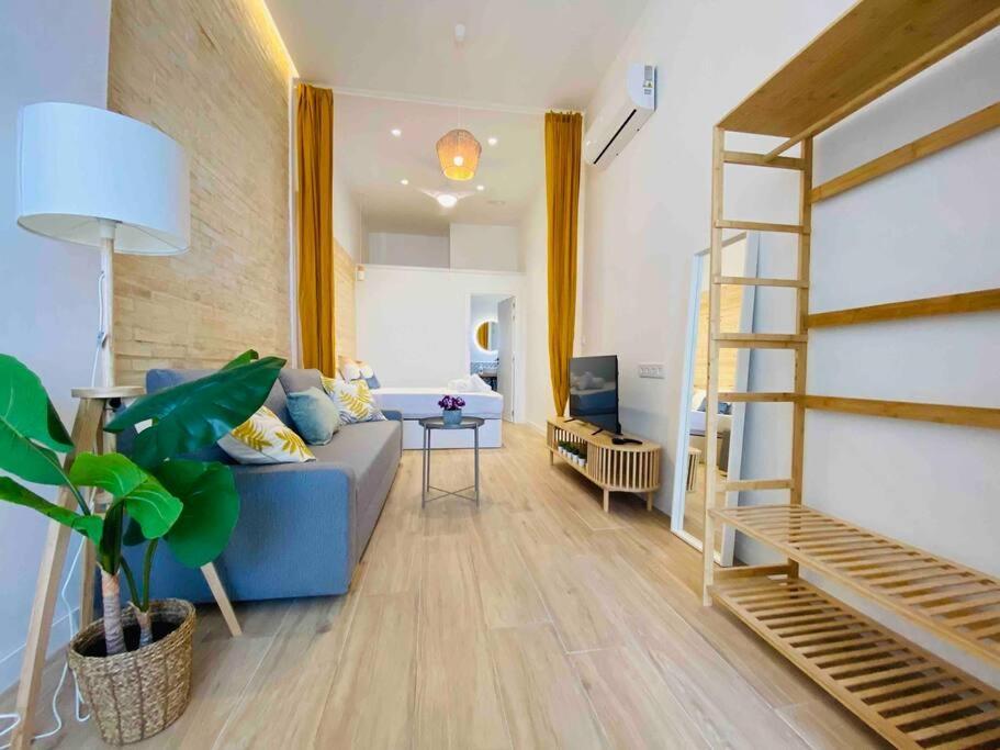 Beautiful Flat Next The Beach Valencia Bagian luar foto