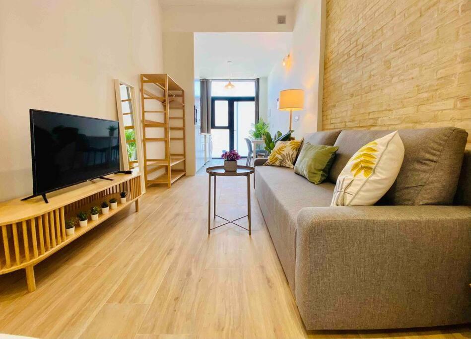 Beautiful Flat Next The Beach Valencia Bagian luar foto