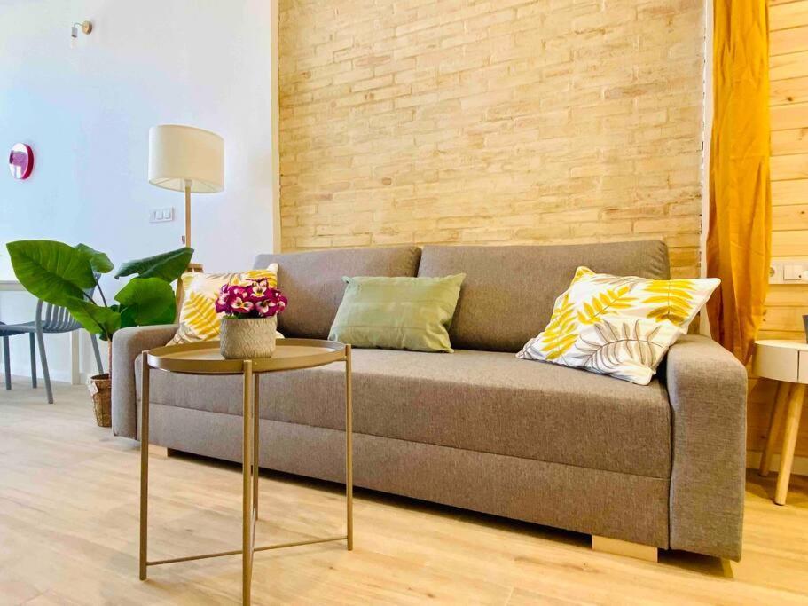Beautiful Flat Next The Beach Valencia Bagian luar foto