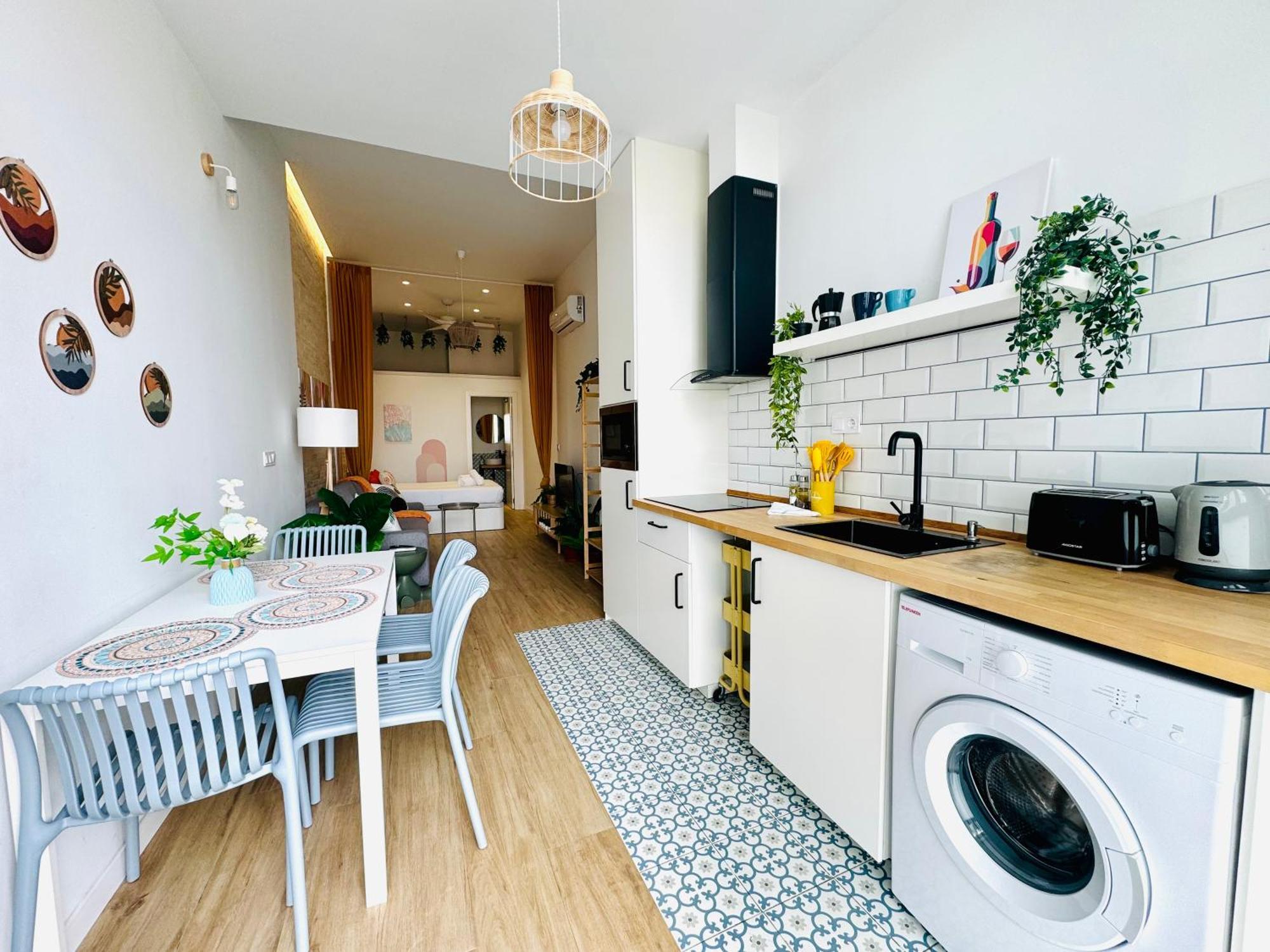 Beautiful Flat Next The Beach Valencia Bagian luar foto
