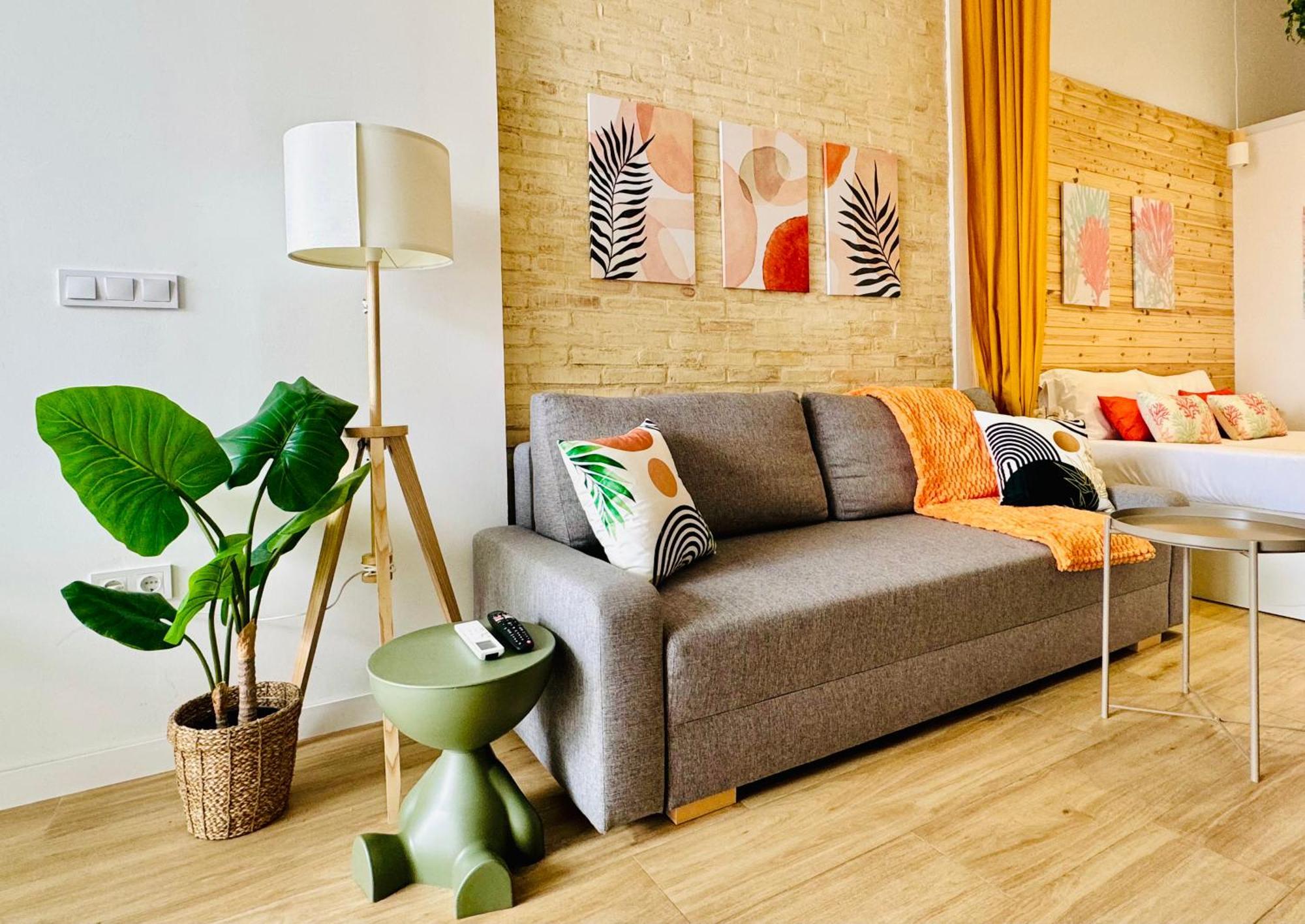 Beautiful Flat Next The Beach Valencia Bagian luar foto